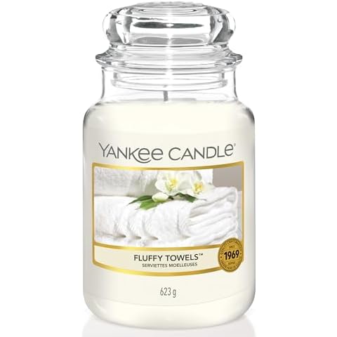 Yankee Candle Fluffy Towels Large Jar Cover