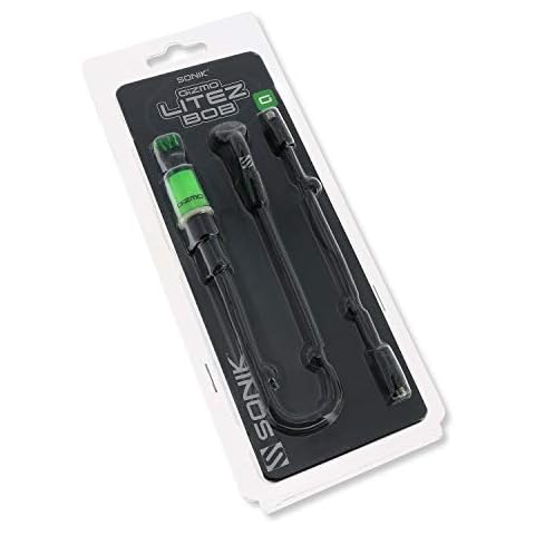 Sonik Gizmo Litez Bob Bite Alarm Hanger Green - Carp Pendant Fishing - Swinger Carp Fishing Green - Pendulum Bite Alarm - Hanging Bite Alarm Cover