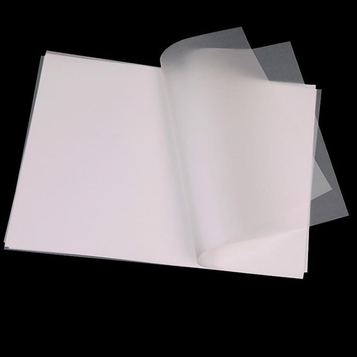 GLSTOY A4 Translucent Tracing Paper Set 100 Sheets for Engineering Drawing and Copying, Semi- Art Paper for Artists and DIY Sketching Projects