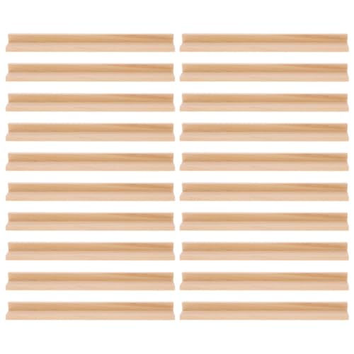 Porte-cartes minimaliste en bois pour classe d'école et ateliers ludiques d'enfants lot de 20