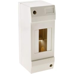 Caja De Distribucion Electrica Trifasica Zenitech 150139 caja de distribución, color blanco