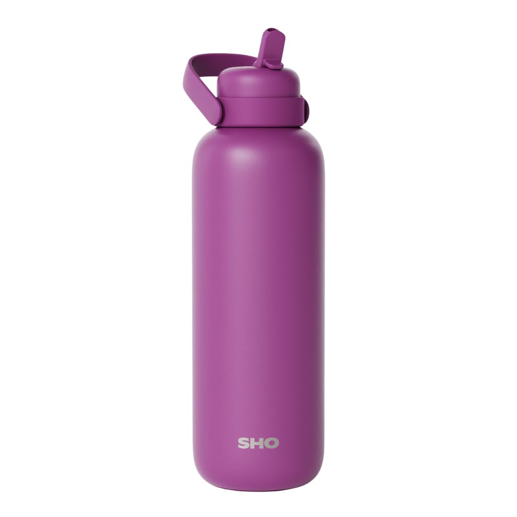 SHO Newt Insulated Stainless Steel Water Bottle (Thistle, 750ml)