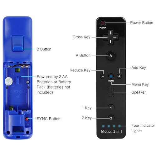 Ecrab EC3BKDRBU Wii Remote With Motion Plus thumb #1