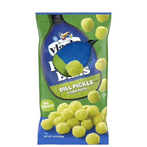 Picklee Balls, Dill Pickle Flavored Corn Puffs, 14 oz ((1 pack))