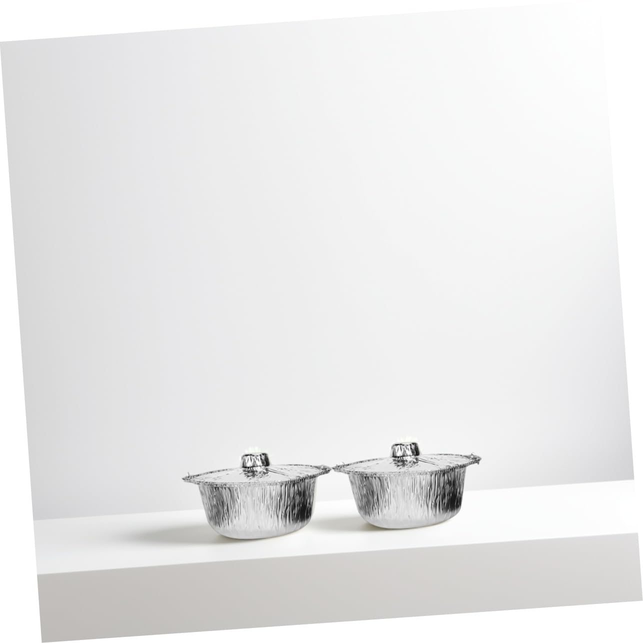 Toddmomy 5Pcs Aluminum Foil Pans Durable Bbq Food Heating Containers for Outdoor Cooking Camping Picnics Capacity Microwave Oven Safe