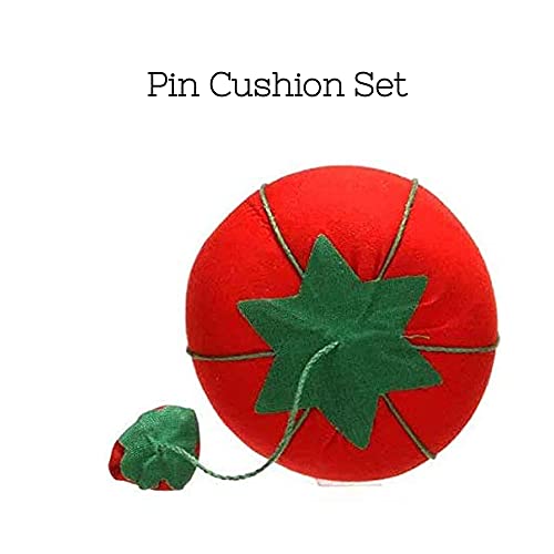 Sewing Essentials 40Pcs Sewing Pins – Straight Pins And Tomato Pin Cushion Set, Stainless Steel Quilting Pins, Multifunctional Pearl Head Pins, Easy To Use And Store Fabric Pins #TOP1