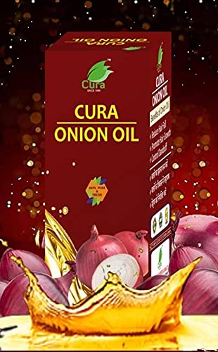 Cura Onion Hair Oil for Hair Growth, Anti Dandruff & Red Oninin | Besto Hair fall Control oil for baldnes 100ml.