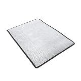 OKUMEYR Parasole Riflettente per Lavatrice e Asciugatrice Protezione Termica in Alluminio e Magneti, Copertura Elegante per Balcone e Cucina 50x70 Cm
