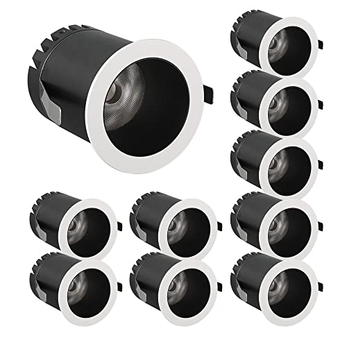 Foco LED, 5 Piezas, 10 Piezas, Foco LED Empotrado, 3 W, diámetro de Corte pequeño, 30 mm, Globo Ocular, retroadaptación, COB, minifocos para Lavabo