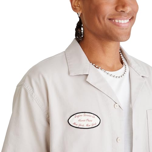 AEROPOSTALE Men's Short Sleeve Mechanic Shirt4