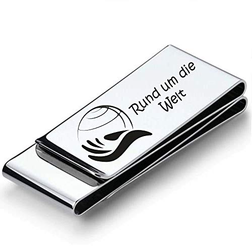 Geldklammer Aplusashop ID dreifach mit individueller Gravur