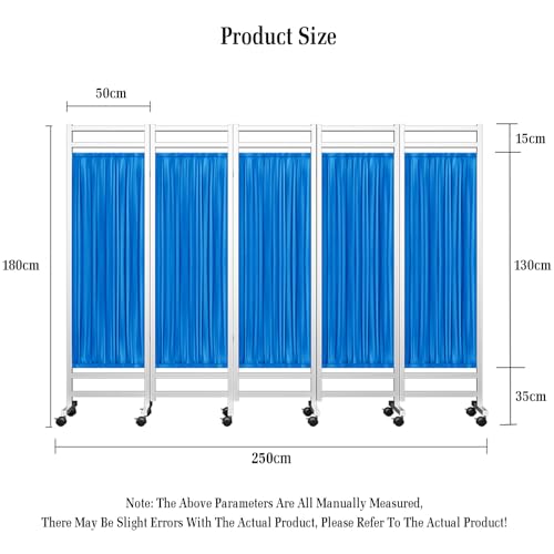 Sywlwxkq 3-8 Panels Medical Privacy Screen,Folding Room Seperating Divider,6Ft High Standing Door Partition thumb #1
