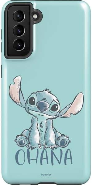 Skinit Pro Phone Case Compatible with Galaxy S21 Plus 5G - Officially Licensed Disney Lilo and Stitch Stay Weird Design