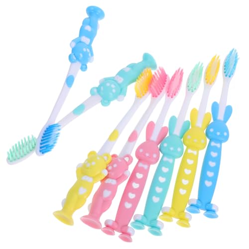TOVINANNA 32pcs Soft Bristle Cartoon Boy Girl Toothbrush Gentle Oral Care for Boy Girl and Toddlers Fun Animal Designs for Engaging Brushing Extra Soft for Gums for Boys and Girls