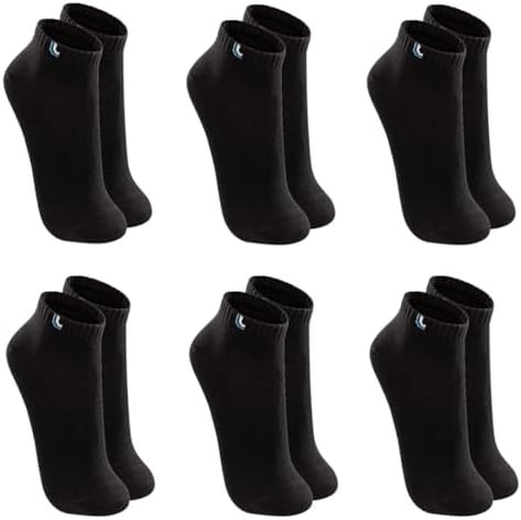 LUPO Kit 6 Pares de Meia Cano Curto Esportiva Algodão Cotton Micr...