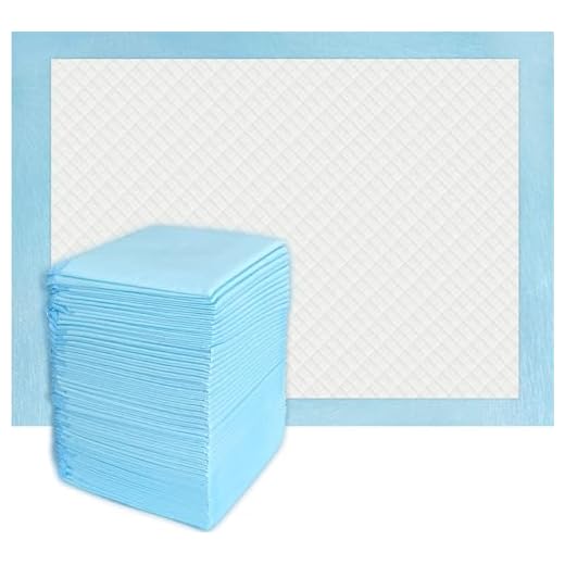 50 Count Super Absorbency Disposable Underpads, Leakproof Quick Drying Disposable Pads for Baby, Puppy and Adults, Disposable Changing Pads for Baby, Disposable Diaper Changing Pads, 17” x 13”, Blue