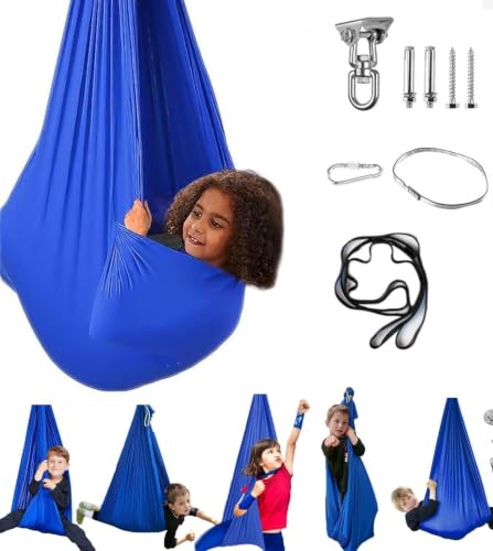 Aokitec Sensory Swing for Kids & Adult, Indoor Outdoor...