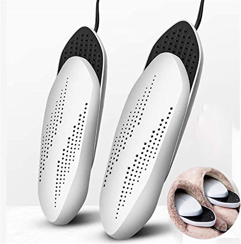 RDJM Sèche-Chaussures électriques Portables Sèche-Chaussures Chaude Chaude rétractable Portable, sèche-Chaussure Multifonction Adulte, désodorisant de Chaussures, séchage Rapide, désinfectant, Blanc Cover