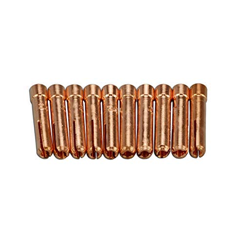 RIVERWELD TIG Collets 13N21 .040" & 1.00mm Orifice Fit DB PTA SR WP 9 20 25 TIG Welding Torch Pack of 10