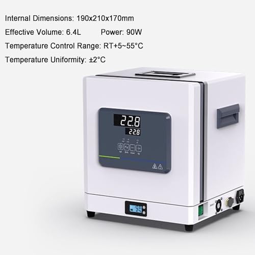 Incubadora de laboratorio, control digital de temperatura PID (RT+5-55℃) para cultivo celular y aplicaciones microbiológicas