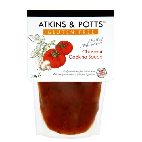 Sauce chasseur Atkins and Potts sans gluten 300 g lot de 6