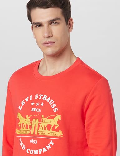 Image of Levi's Men's Cotton Blend Crew Neck Sweatshirt