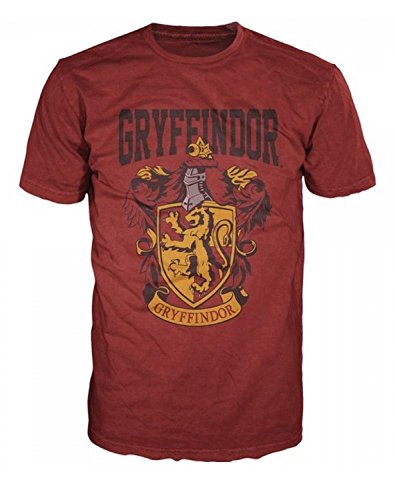 Harry Potter- Gryffindor Shield T-Shirt Size L,red