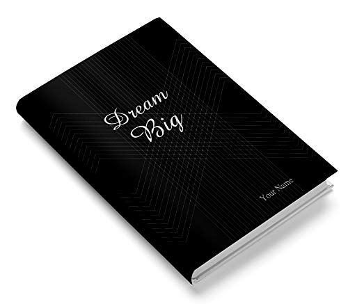 Brown Cloud Personalized Hardbound Notebook/Diary Ruled with Personalised/Customized Message/Quote/Name for Personal/Corporate Gift (NBHB015) (Pack of 5)