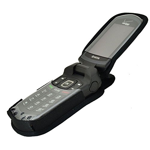 Turtleback Fitted Case For Kyocera Duraxv, Duraxa Flip Phone Heavy Duty Black Nylon With Ratcheting, Removable Belt Clip Made In Usa #TOP3