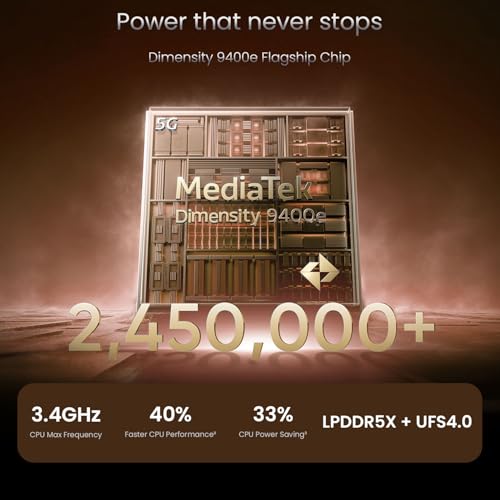 Image of realme GT 7 5G Smartphone 12+256GB Black, 6.78 inch Screen, 120HZ Curved Vision Display, 7000mAh Battery, 120W Ultra Charge, 140MP AI Cameras, Dimensity 9400e Flagship chip, IP69