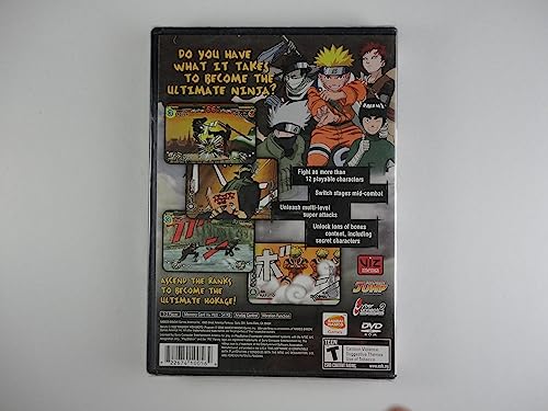 Ps2 Naruto Ultimate Ninja Original Americano Completo Black Label