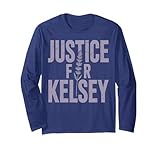 Justice for Kelsey Fitzsimmons Bold Purple Tee for Women Long Sleeve T-Shirt
