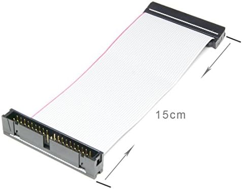 40Pin IDE Extension Cable 15CM 2Pack, RIITOP 40 Pin IDE Ribbon Cord For 3.5 inch PATA IDE HDD Hard Drive