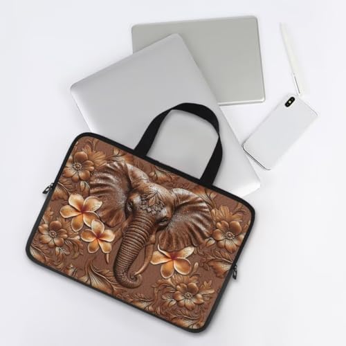 Funda para laptop con patrón personalizado y asa miniatura 5