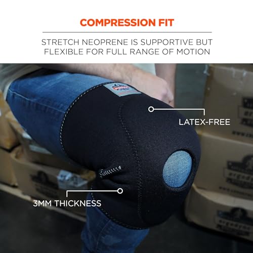 Genou manches ProFlex 615 compression avec coussinet de protection
