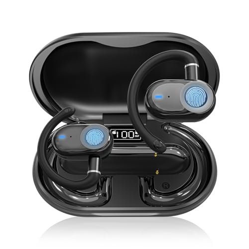 AI Translation Earbuds Real Time, Language Translator Earbuds, 144 Languages & Accents, OWS 3-in-1 Open Ear Wireless Bluetooth Earbuds with Charging Case for Travel, Business & Learning