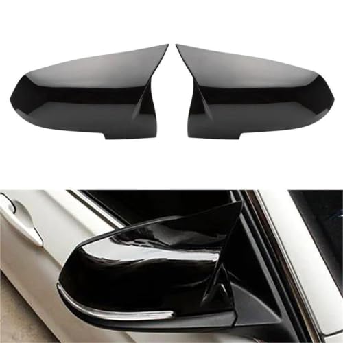 Coque rétroviseur motif carbone noir mat pour habillage élégant de BMW F20 F30 - 3