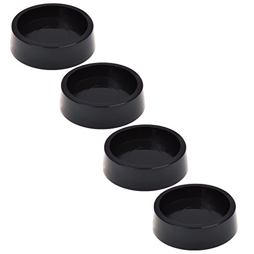 Cosmos 4 Pcs Rubber Furniture Caster Cups, Furniture Coaster Round Cup for Furniture Wheel, Sofa/Bed/Chair Feet, Protect Floor & Prevent Scratches