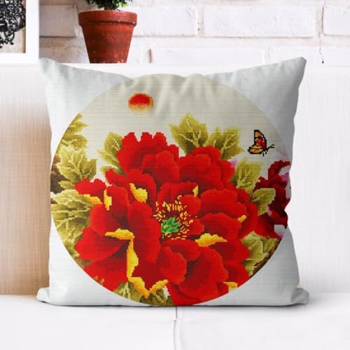 Kit de coussin au point de croix à offrir pour un projet DIY fait main unique