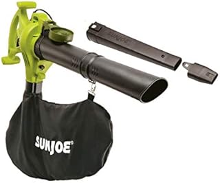 Sun Joe SBJ603E 13-Amp 240 MPH 3-in-1 Electric Blower/Mulcher/Vacuum, 32.7 Inch, Green