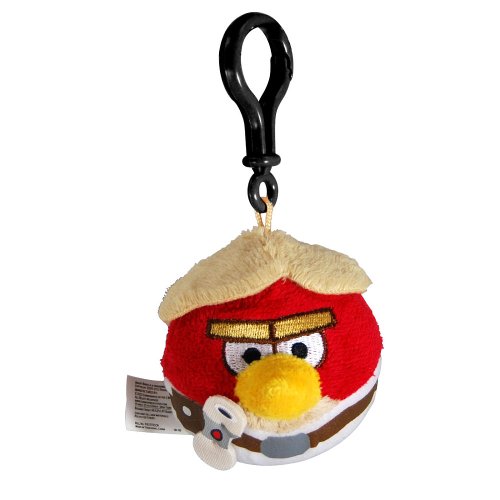 Angry Birds Star Wars Plush Backpack Clip - Luke