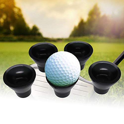 Histar 5Pcs Golf Ball Pick Up Grip Finger Rubber Picker Pick Up Tool Black #TOP3