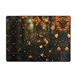 Doté d'un tissu non tissé et d'un fond en plastique, le tapis HHGFASD Falling Leaves in the Rain est antidérapant et durable, offrant une adhérence sûre sur diverses surfaces de sol tout en résistant à l'usure au fil du temps, ce qui en fait un ajout durable à votre maison ou votre bureau.