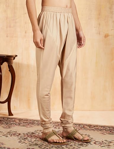 Image of Amazon Brand - Symbol Men Festive Long Regular Fit Kurta & Pyjama Set (2Pcs)