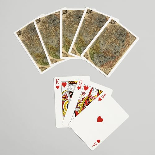 Baraja Panorámica Mapa Mundial 1565, 52 Cartas Poker miniatura 7