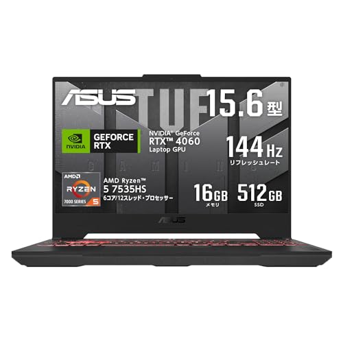 Amazon.co.jp: 【Amazon.co.jp限定】ASUS ゲーミングノートPC TUF