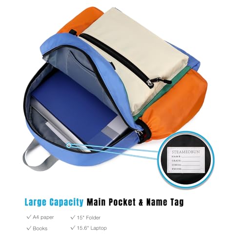 Image of STEAMEDBUN Kids Backpack for Boys 6-8: Toddler Backpack for Preschool Kindergarten - Boys Backpacks for Elementary 4-6