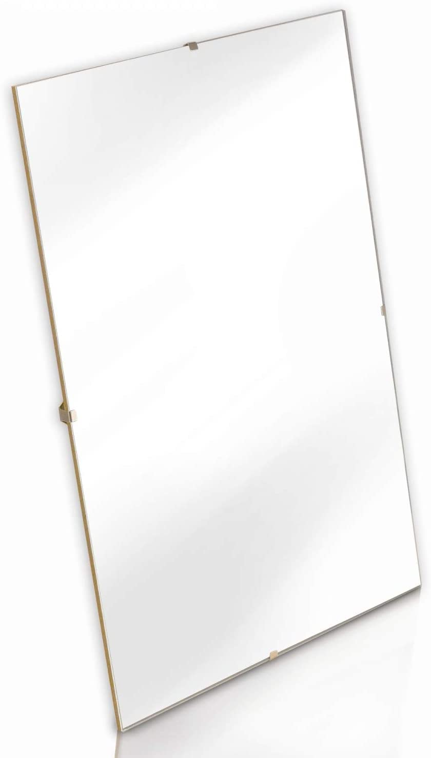 FotoStation A4 Size Clip Frame 21cm x 29.7cm Frameless Glass Front Clip Frames Photo Poster Certificate Wall Decor Wall Hanging Frames