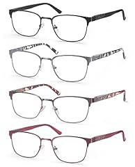 4 Pairs of Reading Glasses in Multicolor