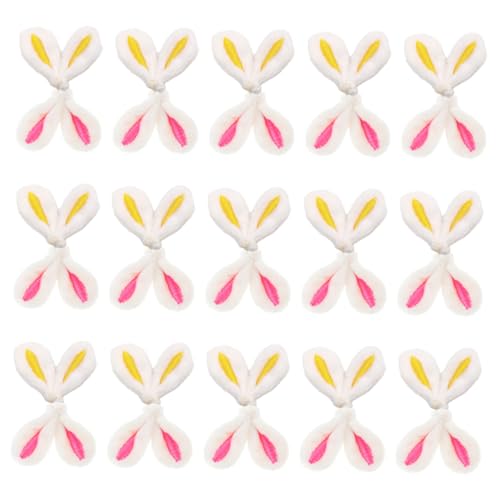Kisangel 40 Piezas Orejas de Conejo de Peluche Conejito decoración Accesorios de Disfraces Accesorios DIY Tela para Hacer Pascua con Tus propias Manos. Orejas de Conejo Halloween Felpa